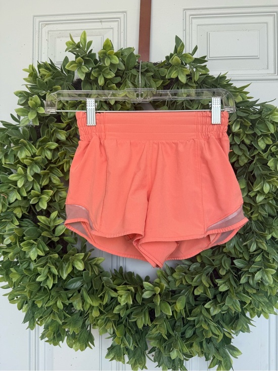 lululemon athletica Pants - Lululemon Hotty Hot Shorts in a vibrant coral color